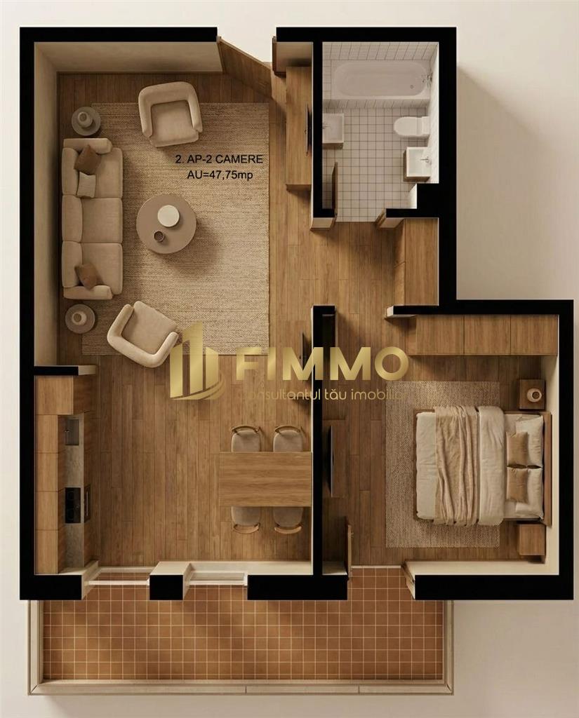 Apartament 2 cam | 48mp | Bloc Nou | Burdujeni | ID:1923 - Suceava