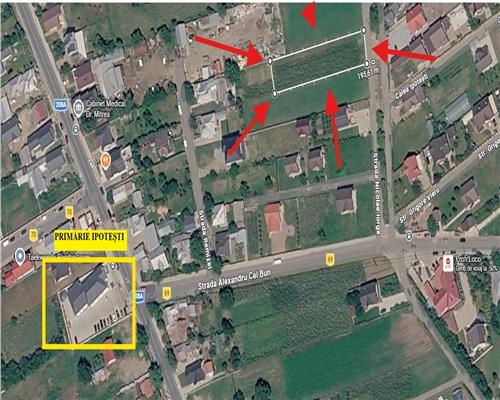 Teren 1600 mp | Intravilan | Ipotesti | Suceava | ID: 2017